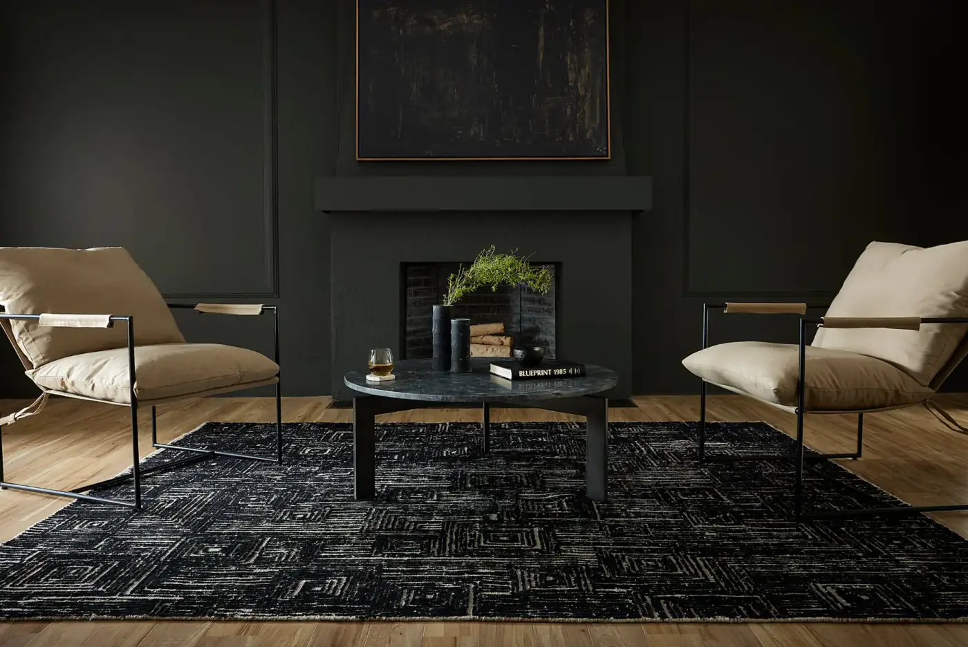Nectar 4 Rug 03 Beige: Ковер в интерьере